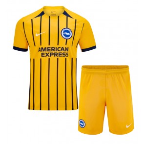 Brighton Dětské Venkovní dres komplet 2024-25 Krátký Rukáv (+ trenýrky)